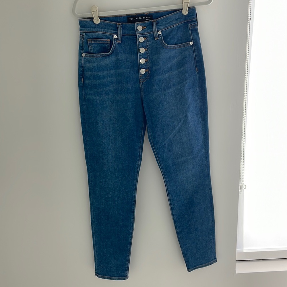 Veronica Beard High Rise Skinny Jeans